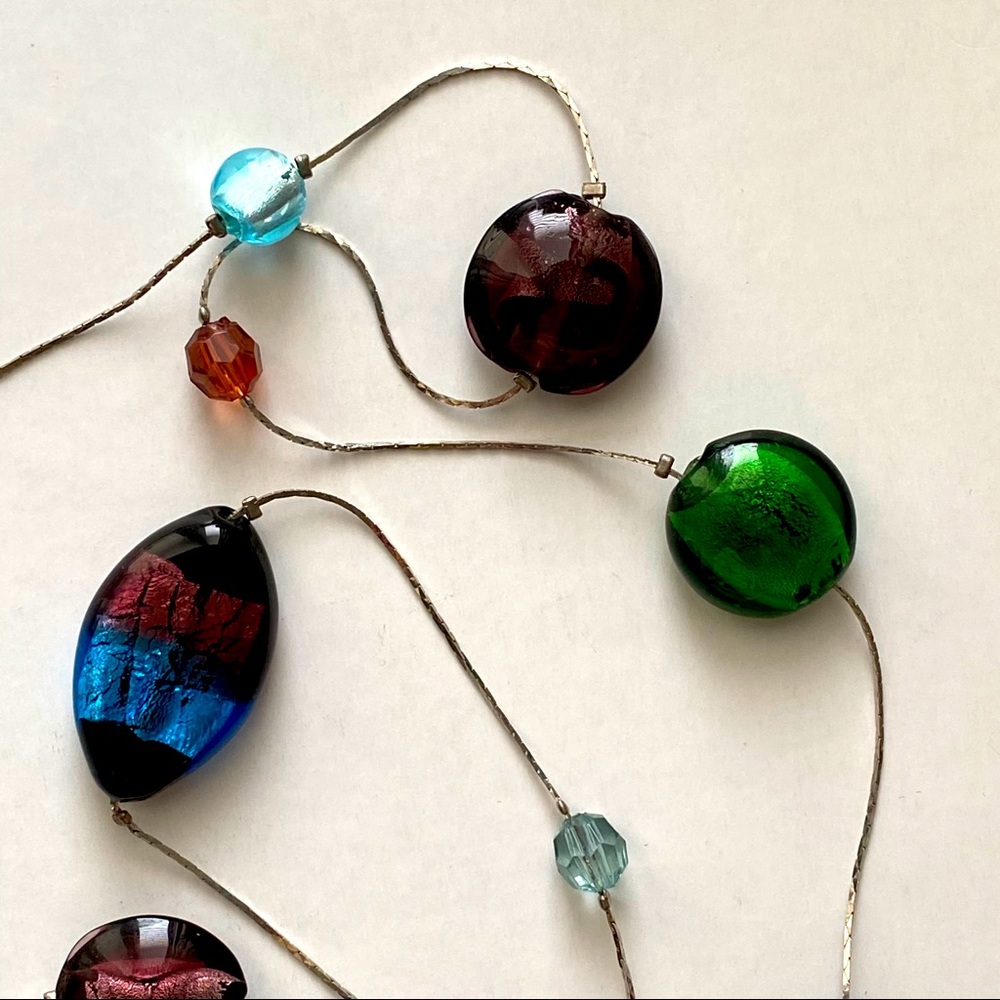 NWOT Banana Republic Long Forest Beaded Necklace